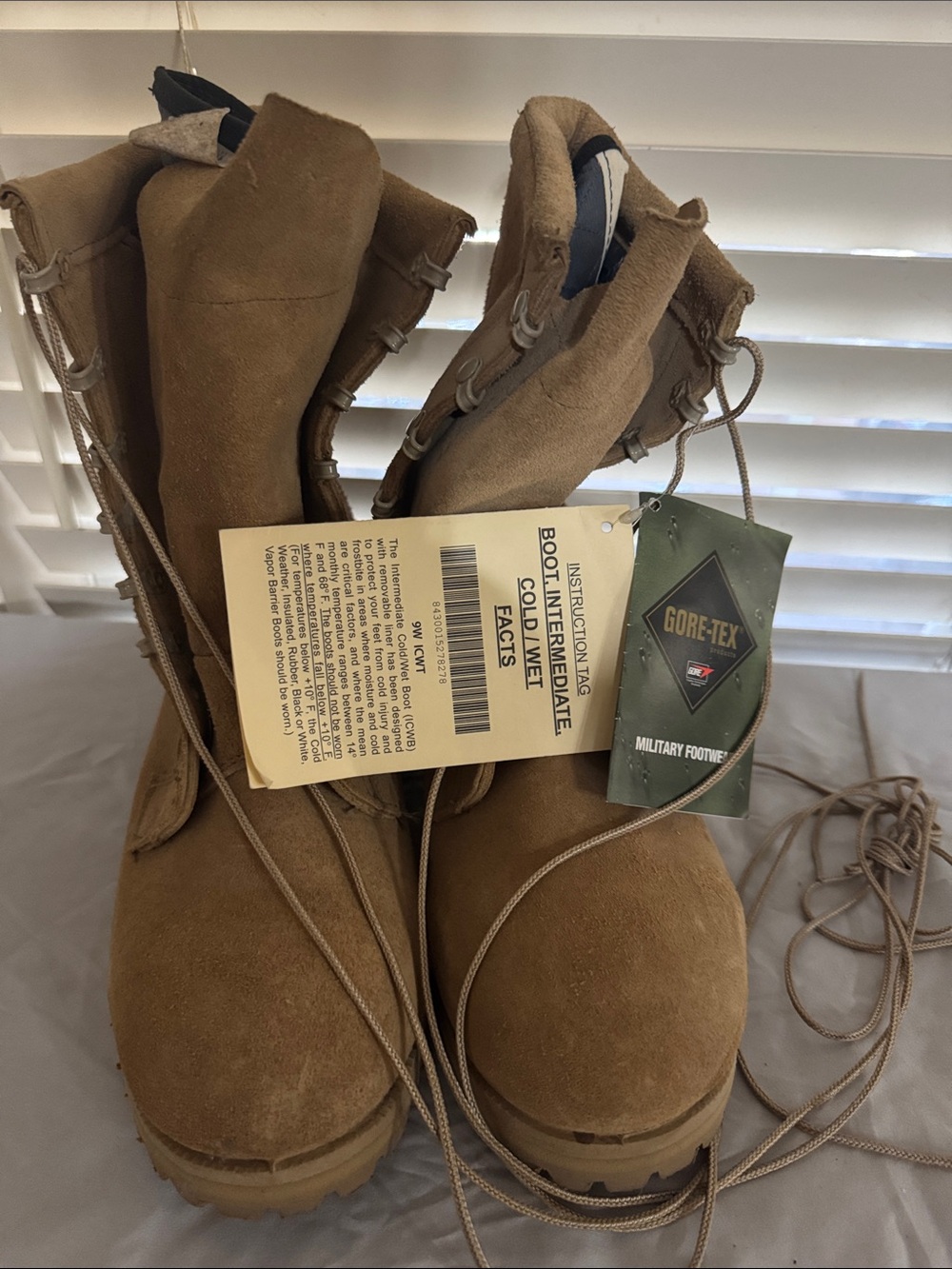 GORE-TEX Tan Tactical Desert Boots- military grade